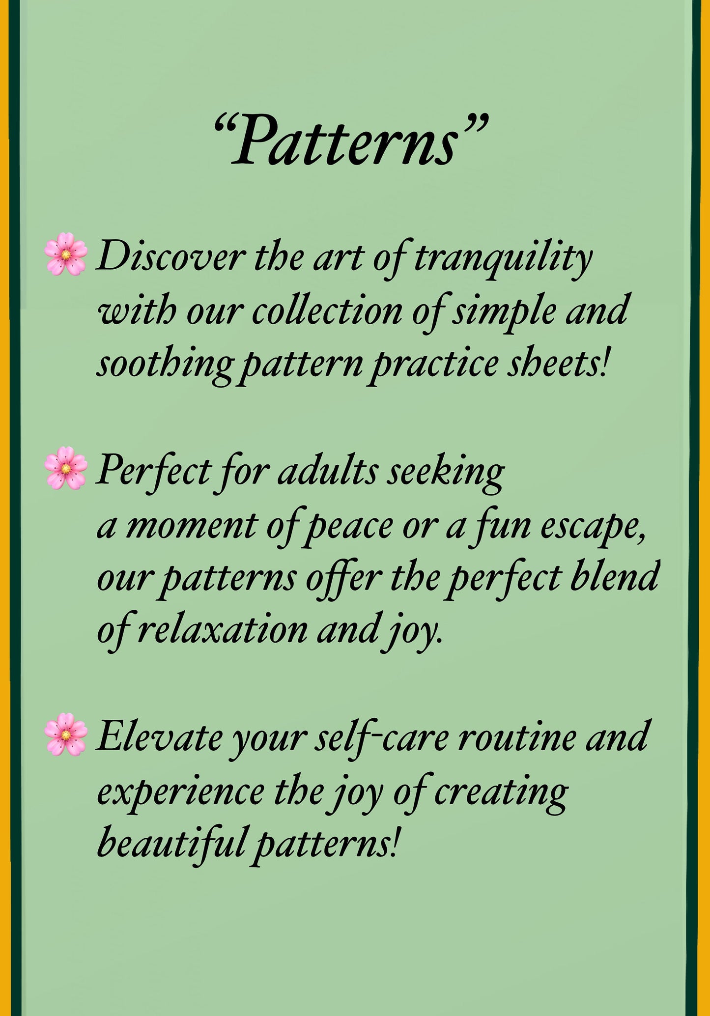 Fun & Easy Pattern Templates for Practice: Tracing and Drawing for Beginners (Digital Download), Printable Worksheets, Art Therapy